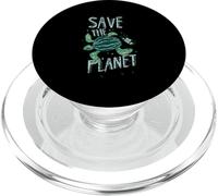 Save The Planet Tortue Terre Changement Climatique Réchauffement Climatique PopSockets PopGrip pour MagSafe