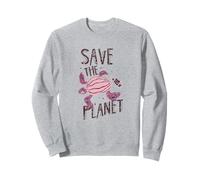 Save The Planet Tortue Terre Changement Climatique Réchauffement Climatique Sweatshirt