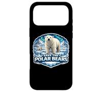 Save The Polar Bears Lover Earth Day Environment Fan Ecology Coque pour iPhone 17 Pro Max