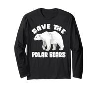 Save The Polar Bears Species Conservationnist Manche Longue