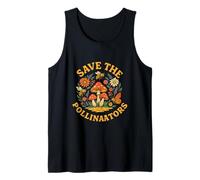 Save The Pollinators Bee Wildflower Retro Débardeur