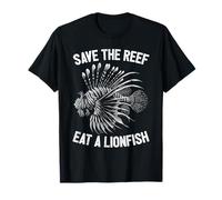 Save The Reef Eat A Lionfish Poisson Lion Amusant Vieilli T-Shirt