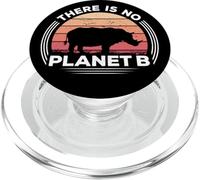 Save The Rhino Il n'y A Pas De Planète B Célébre Jour Terre PopSockets PopGrip pour MagSafe