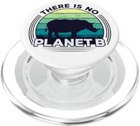 Save The Rhinos There is No Planet B Journée de la Terre PopSockets PopGrip pour MagSafe