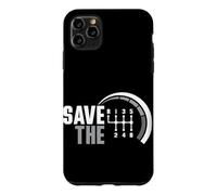 Save The Stick Transmission Manuelle à Trois pédales de Voiture Coque pour iPhone 11 Pro Max