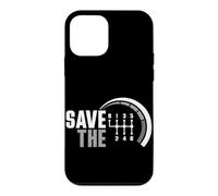 Save The Stick Transmission Manuelle à Trois pédales de Voiture Coque pour iPhone 12 Mini