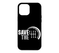 Save The Stick Transmission Manuelle à Trois pédales de Voiture Coque pour iPhone 12 Pro Max
