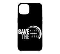 Save The Stick Transmission Manuelle à Trois pédales de Voiture Coque pour iPhone 13