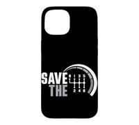 Save The Stick Transmission Manuelle à Trois pédales de Voiture Coque pour iPhone 15