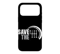 Save The Stick Transmission Manuelle à Trois pédales de Voiture Coque pour iPhone 17 Pro Max
