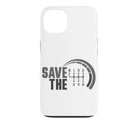 Save The Stick Transmission Manuelle Trois pédales Amoureux de Voiture Coque pour iPhone 13