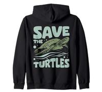 Save The Turtles Sea Turtle Conservation Sweat à Capuche