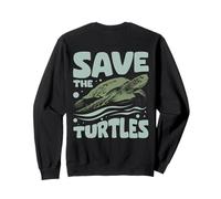 Save The Turtles Sea Turtle Conservation Sweatshirt