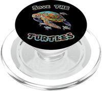 Save The Turtles SKSKSK and I OOP Trendy Chouchou Tortue PopSockets PopGrip pour MagSafe
