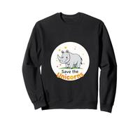 Save The Unicorns - Cute Rhino Sweatshirt