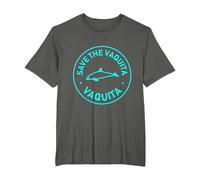 Save The Vaquitas - Superbe Design Mignon marsouin - Terre Marine T-Shirt, Homme Grandes Tailles, Asphalte, 5X Tall