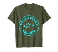 Save The Vaquitas - Superbe Design Mignon marsouin - Terre Marine T-Shirt, Homme, Olive, XXL