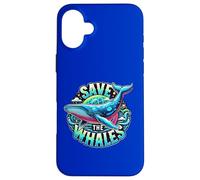 Save The Whales - Art Baleine à Bosse Coque pour iPhone 16 Plus