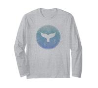 Save The Whales - Tue-Animaux de la mer - Queue de Baleine - Vague d'orque de l'océan Manche Longue