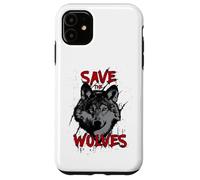 Save The Wolves Sauvez Les Loups Coque pour iPhone 11