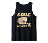Save The Wombats Australie Animaux Feu Pray for Australia Débardeur
