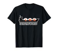 Save the World : réservoir GNL, design gaz naturel T-Shirt