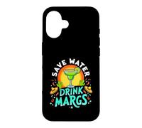 Save Water Drink Margs Alcool Margarita Mexicains Adulte Coque pour iPhone 16