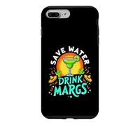 Save Water Drink Margs Alcool Margarita Mexicains Adulte Coque pour iPhone 7 Plus/8 Plus