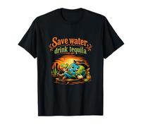 Save Water Drink Tequila Wild West Wisdom Graphique T-Shirt