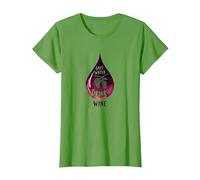 Save Water Drink Wine : décoration Murale Pleine d'esprit pour Les Amateurs de vin T-Shirt, Femme, Herbe, XS