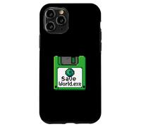 Save World Earth Day Disquette d'ordinateur Geek Garçon Homme Femme Coque pour iPhone 11 Pro