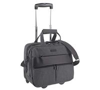 SAVEBAG - Business - Uspala - Pilot Case Roller Porte-Ordinateur 16'' -Gris chiné - 42 X 22 X 35 cm - 2,5kg - 26L