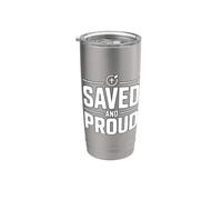 Saved And Proud Gobelet isotherme en acier inoxydable double paroi
