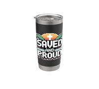 Saved And Proud Gobelet isotherme en acier inoxydable double paroi