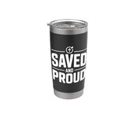 Saved And Proud Gobelet isotherme en acier inoxydable double paroi