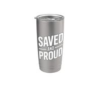Saved And Proud Gobelet isotherme en acier inoxydable double paroi