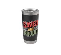 Saved And Proud Gobelet isotherme en acier inoxydable double paroi