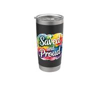 Saved And Proud Gobelet isotherme en acier inoxydable double paroi