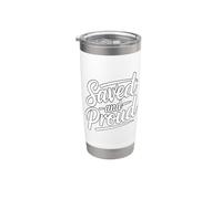 Saved And Proud Gobelet isotherme en acier inoxydable double paroi