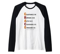 Saved by Grace Alone Esthétique Faith Elegant Christian Grace Manche Raglan