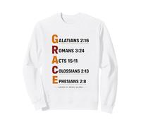 Saved by Grace Alone Esthétique Faith Elegant Christian Grace Sweatshirt