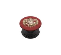 Saved by Grace Christian Angel Inspiring Ephesians 2:8 Article PopSockets PopGrip Adhésif