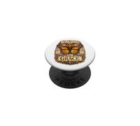 Saved by Grace Croix Papillon chrétienne Vintage bohème PopSockets PopGrip Adhésif