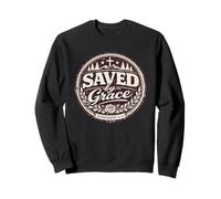 Saved by Grace Ephesians 2:8 Bible chrétienne Faith Design Sweatshirt