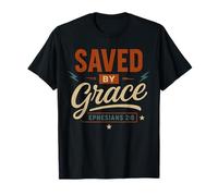Saved by Grace Ephesians 2 8 - Religieux chrétiens Vintage T-Shirt