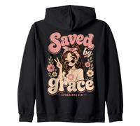 Saved by Grace Ephesians 2:8 Verse biblique chrétienne Sweat à Capuche