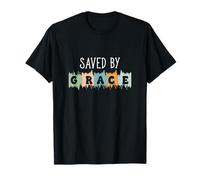 Saved By Grace God Faith Jésus T-Shirt