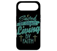 Saved by Grace Religieux Christian God Living by Faith Jésus Coque pour iPhone Air
