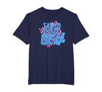 Saved by The Bell Logo Imprimé Tigre T-Shirt, Homme Grandes Tailles, Bleu Marine, 3X Tall
