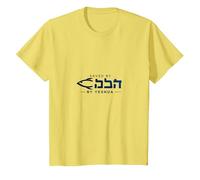 Saved by Yeshua Christian Faith Inspiration pour Homme T-Shirt, Enfant, Citron, 4 Ans